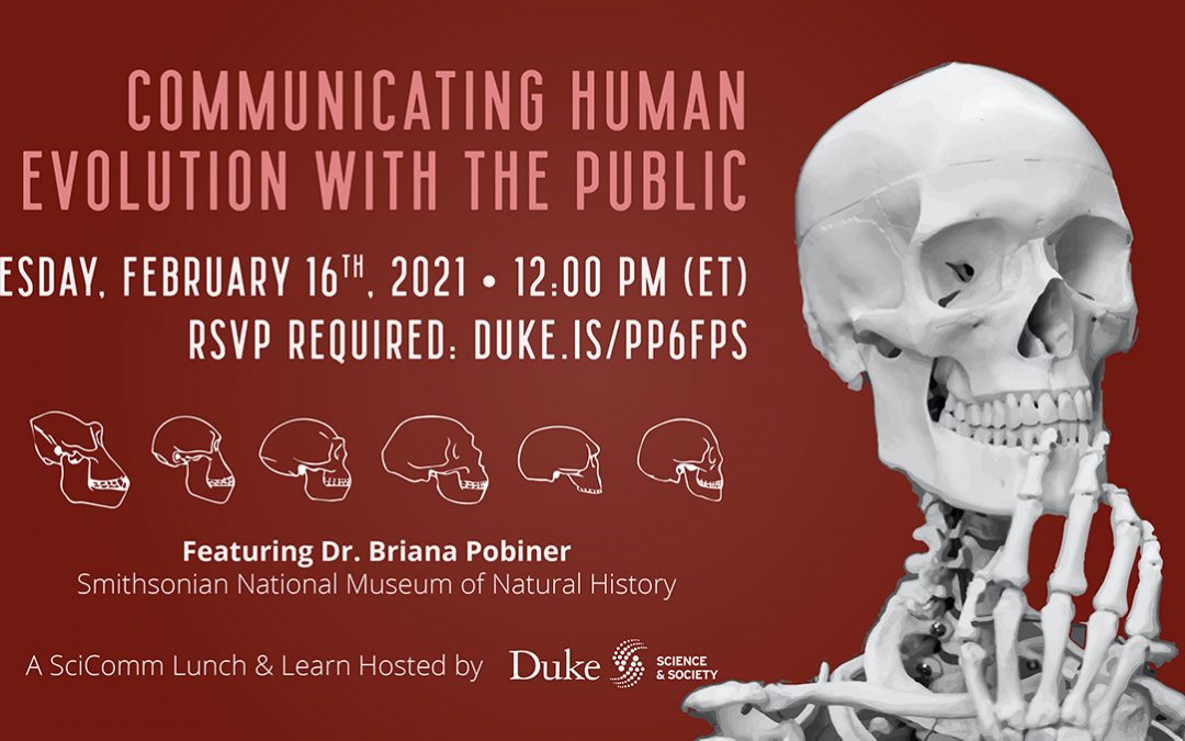 Communicating human evolution with the public